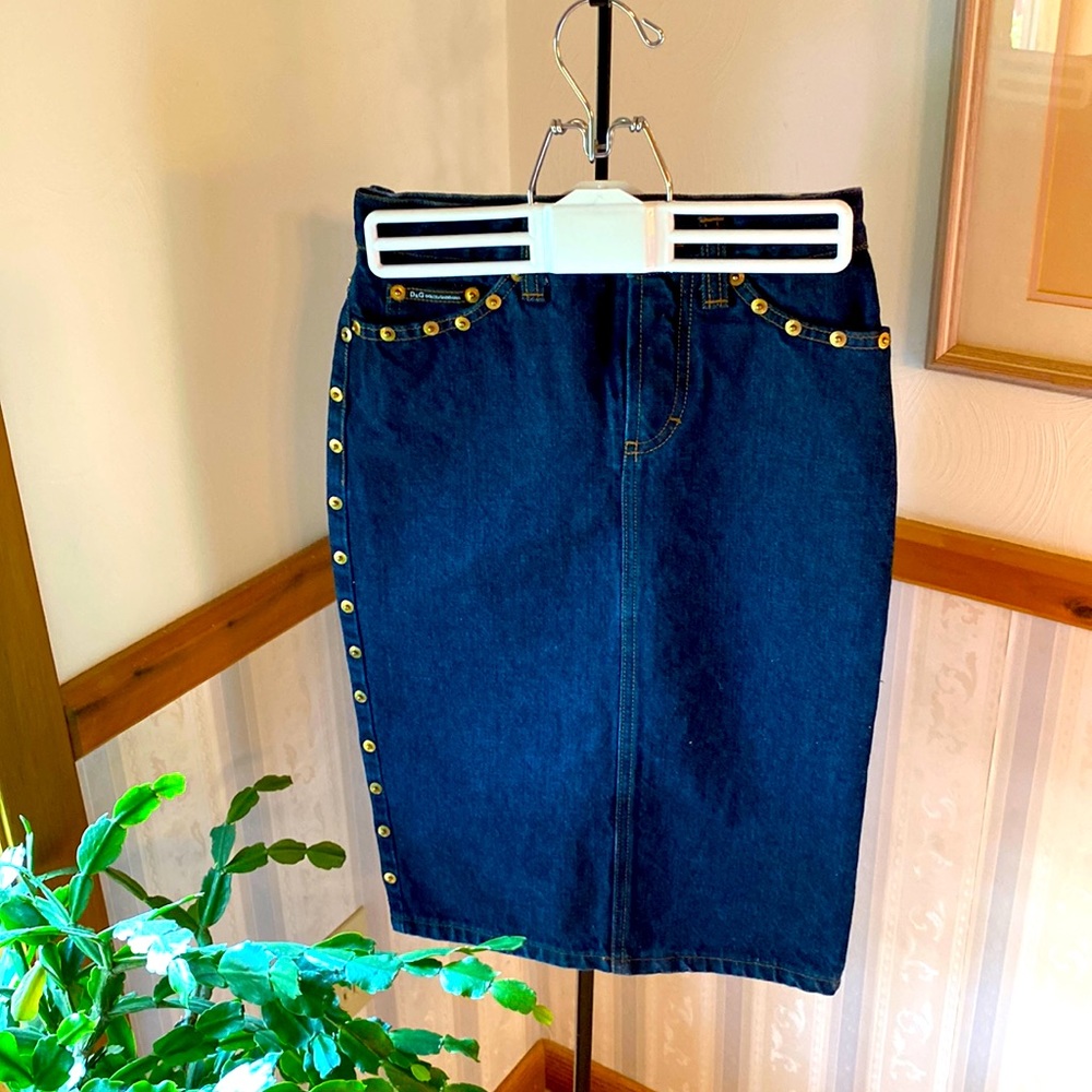 Dolce and Gabbana Jean Skirt❤️